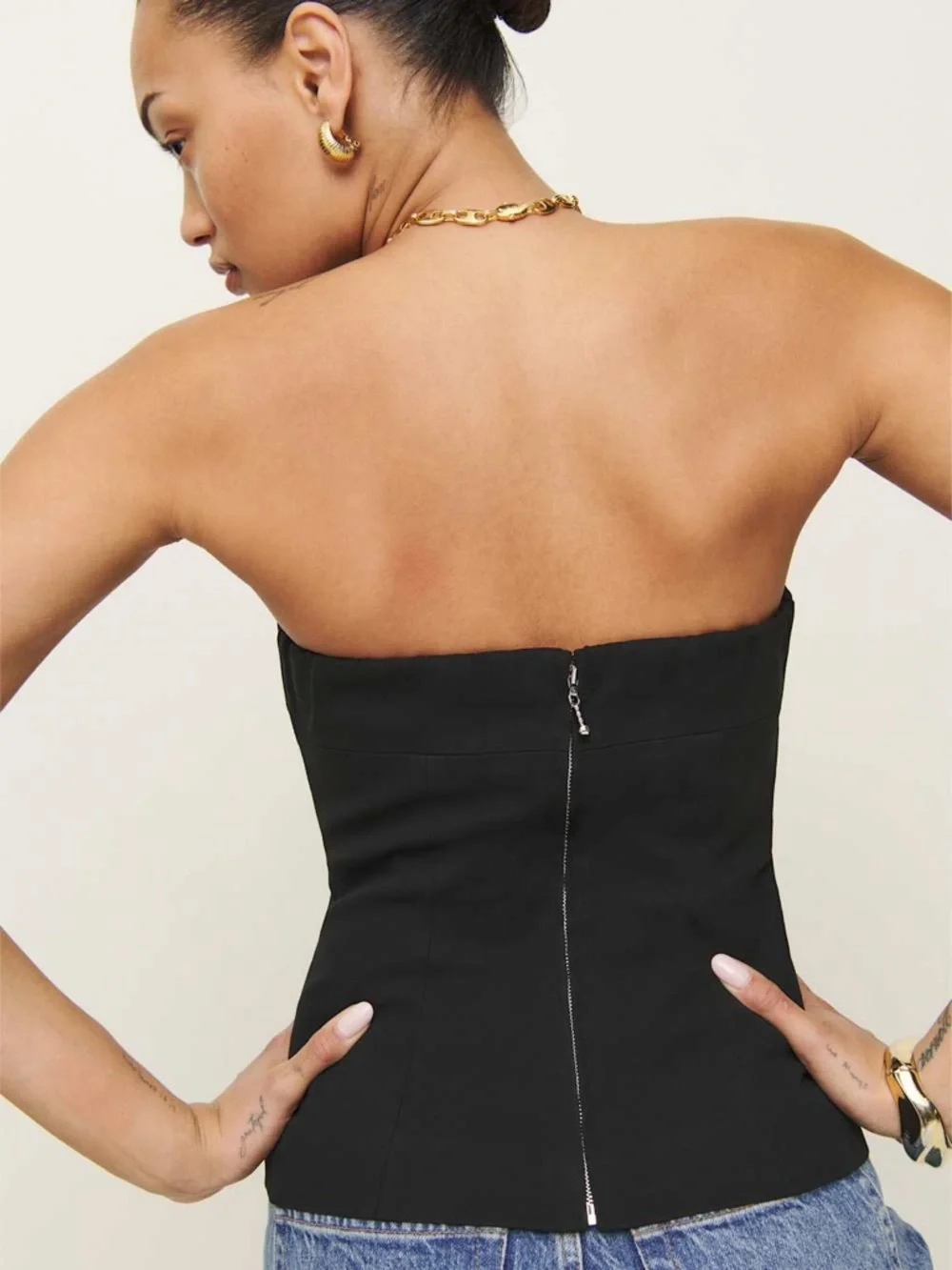 Reformation Aradia Top in Black